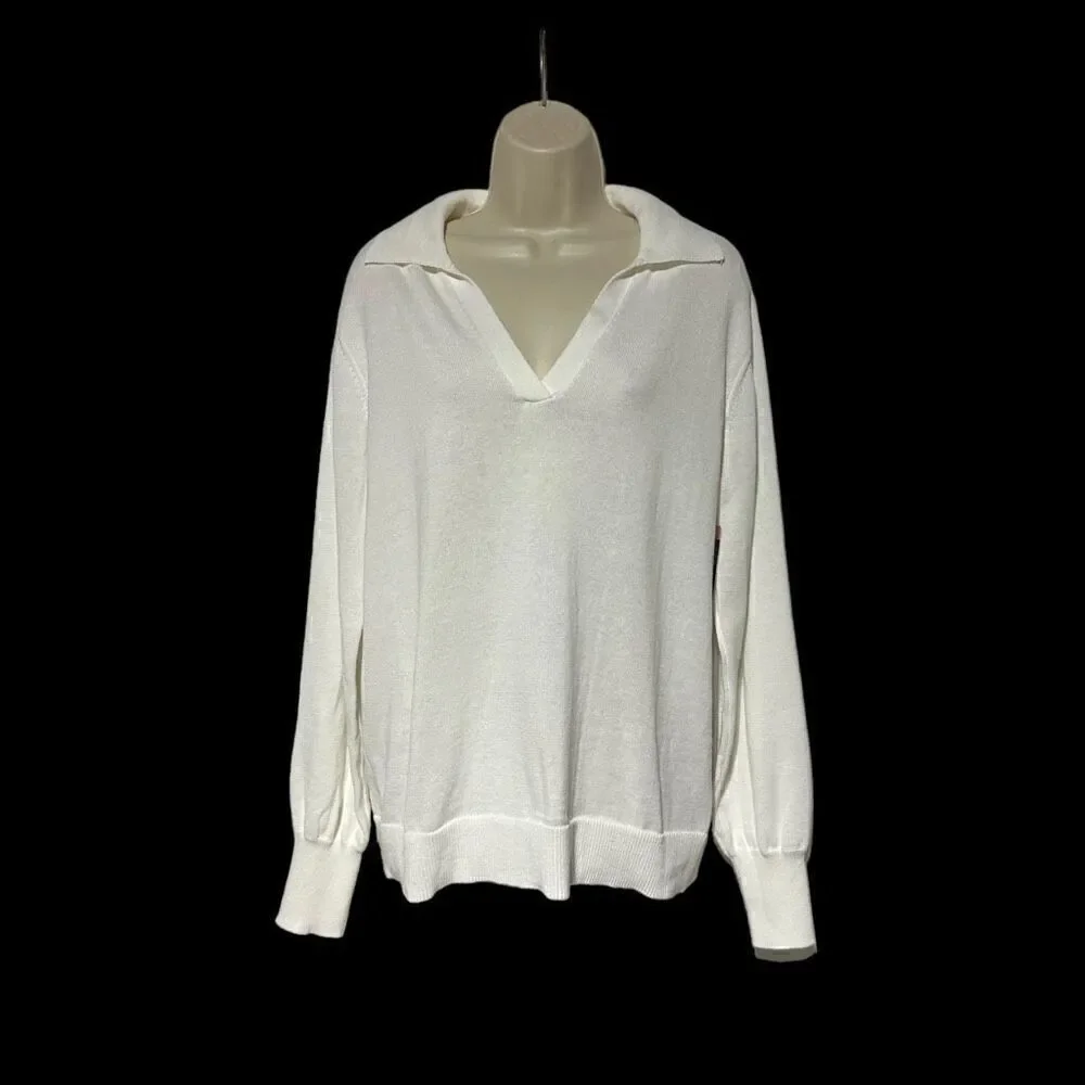 NWT Vince Camuto Women’s Pullover Collared Lightweight Sweater
